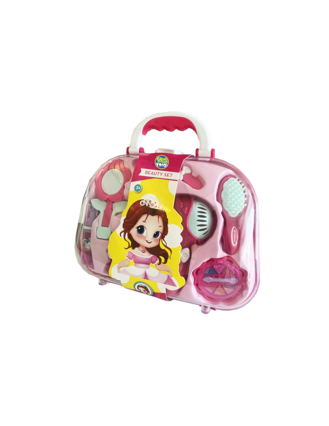 Beauty Set valigetta parrucchiera con phon e accessori