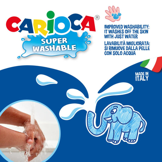 Carioca - Pennarelli Joy punta fine 12 pezzi superlavabili 40614