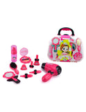Beauty Set valigetta parrucchiera con phon e accessori