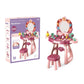 Specchiera Make-Up Desk con luci, suoni e sgabello, 36 pezzi