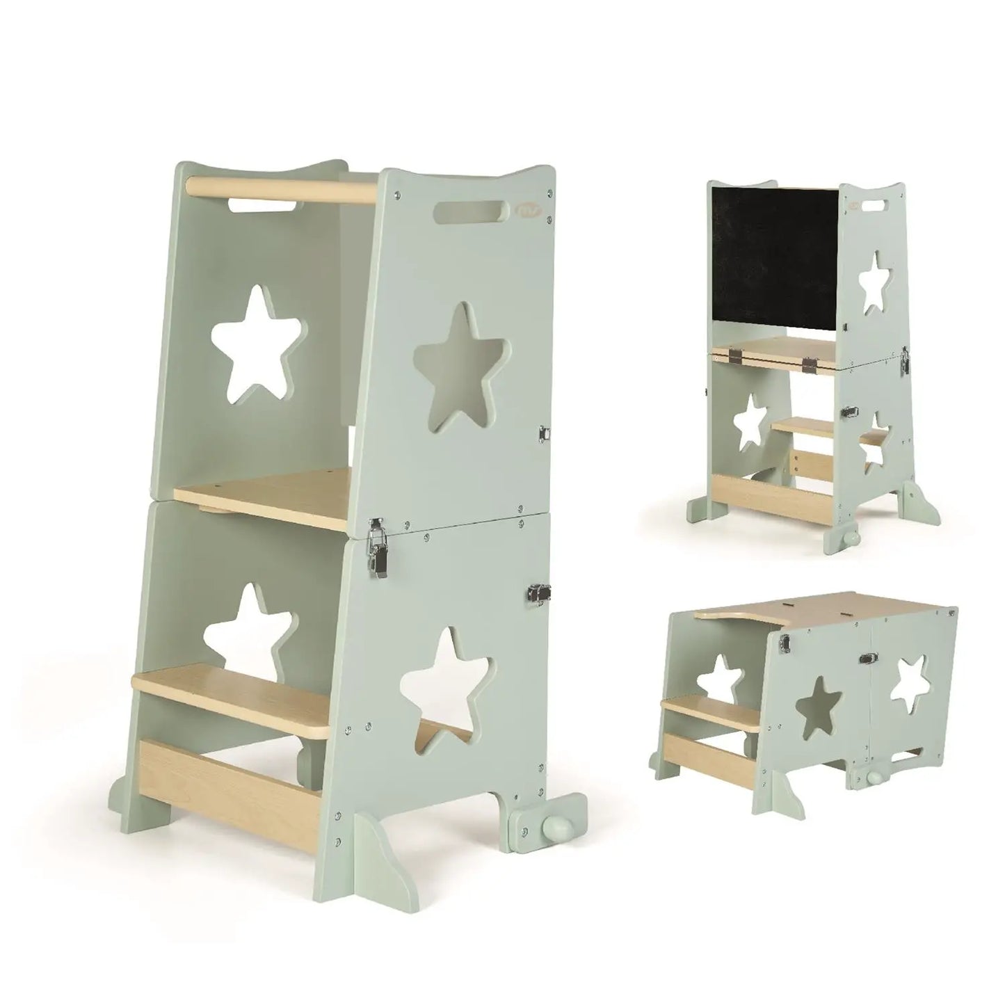 Ms Innovaciones - Torre di apprendimento metodo Montessori 4 in 1