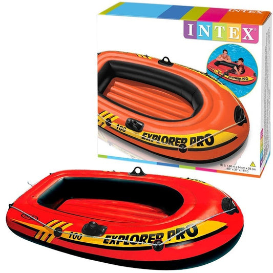 Intex - Canotto Explorer Pro - Misure: 160x94x29cm