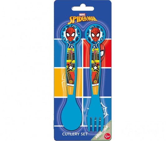 Stor Set 2 posate Spiderman in plastica