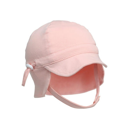 Kiokids Cappello in doppio tessuto con visiera e lacci - protezione UPF50+