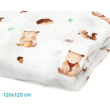 Kiokids Mussolina in Bambù 2 pz 120x120cm