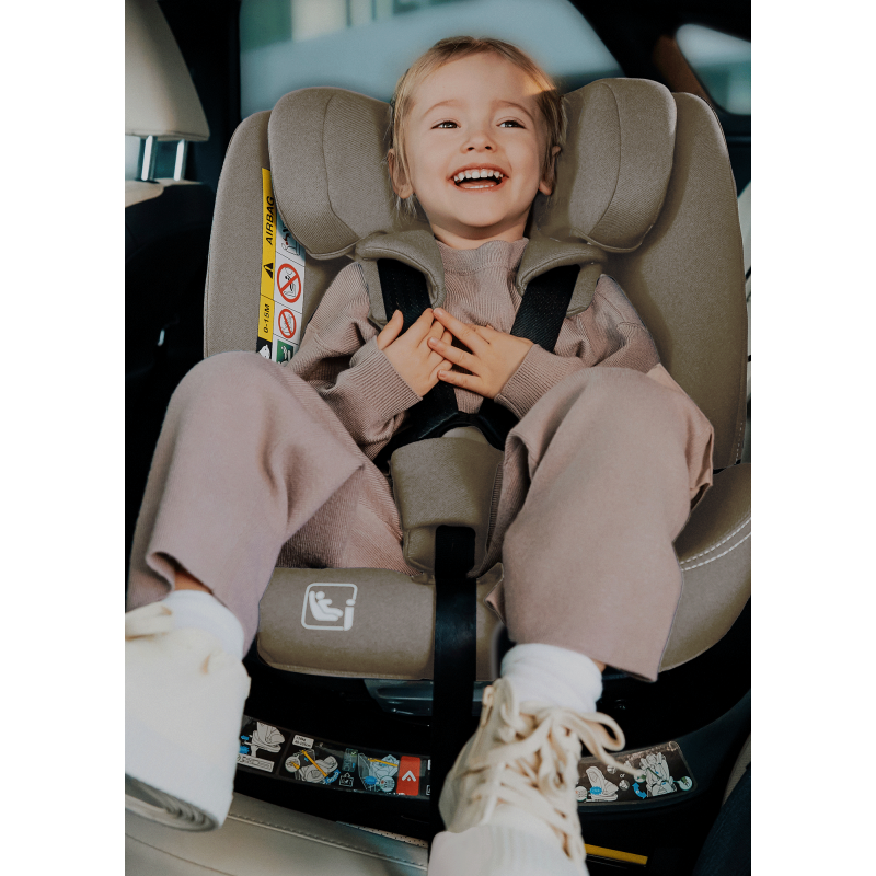 Lionelo Seggiolino Auto Bastiaan One i-Size Girevole a 360° - 40/150 cm R129