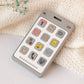 Massaggiagengive a forma di telefono grigio 100% Silicone 4m+