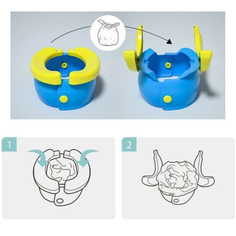 Mella Kids Vasino Portatile Banana, comodo e pratico - anche in viaggio