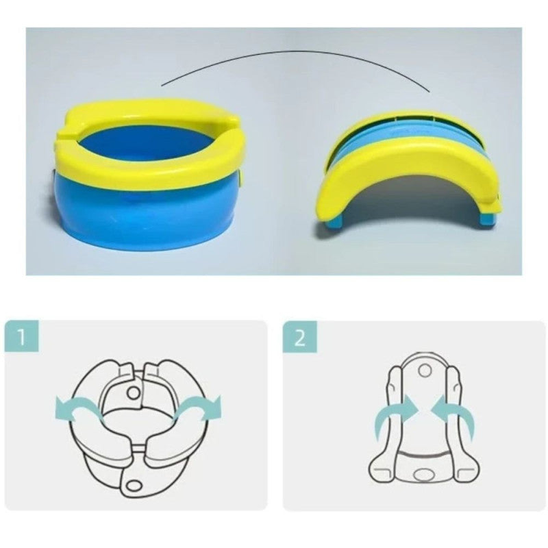 Mella Kids Vasino Portatile Banana, comodo e pratico - anche in viaggio