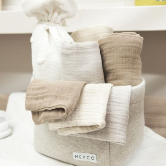 Meyco - Mussole 70x70 cm - confezione da 3 pezzi