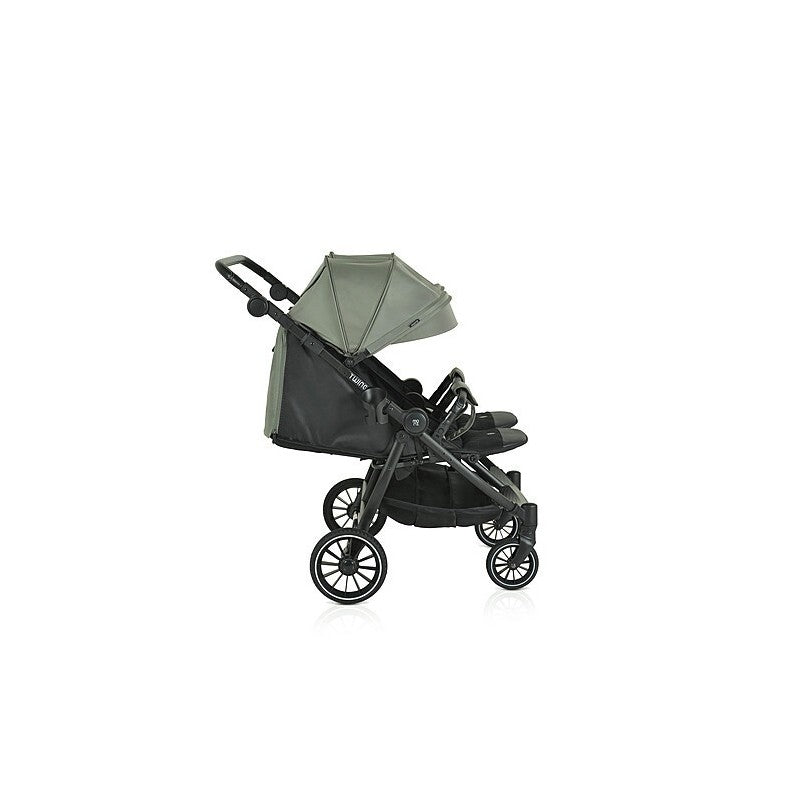 Cangaroo TwinGo Passeggino Gemellare Col Mineral Green
