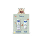 Mustela Cofanetto Baby Change Set - Fluido Detergente senza risciacquo 300 ml + Hydra bebè crema viso 40 ml