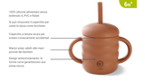 J Bimbi My Home Cup - Tazza in Silicone con manici 6m+ 160 ml