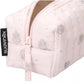 Suavinex Set Baby Care Essential - Neceser in tessuto rosa con 4 prodotti
