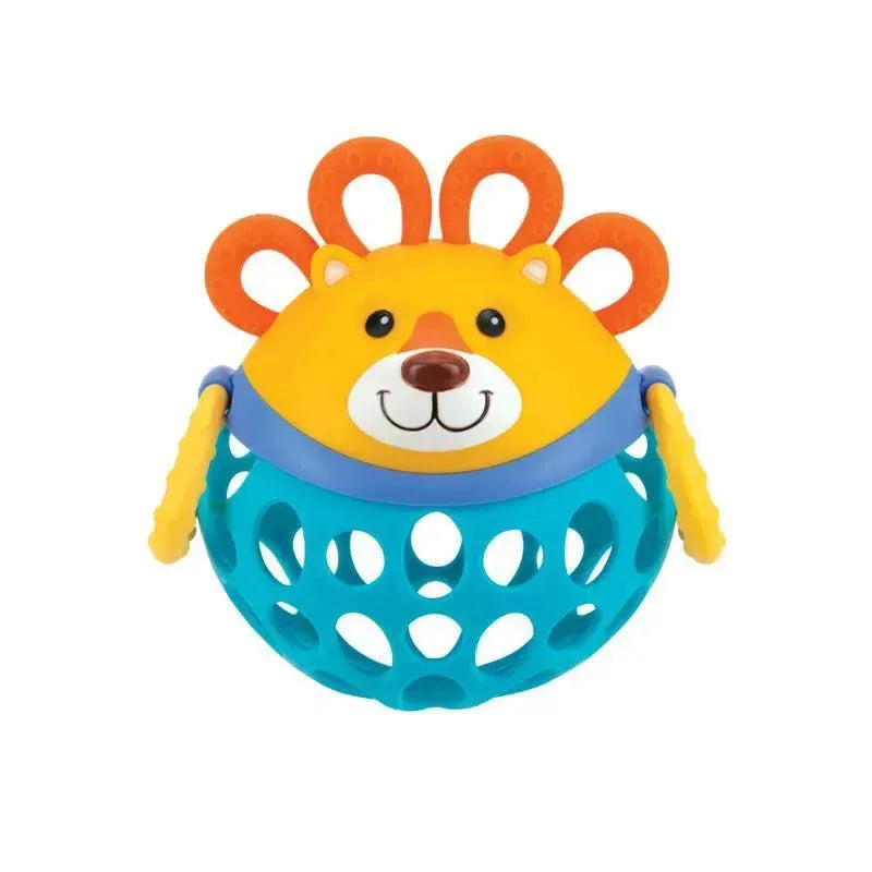 Nuby - Sonaglio a forma di leone con motivo Silly Shakers