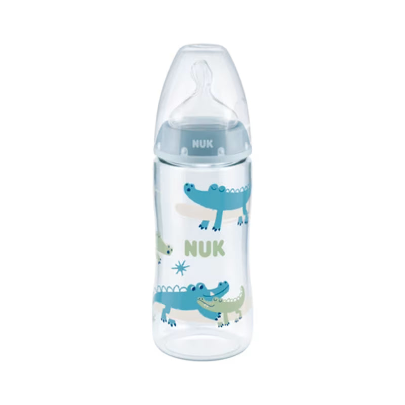 Nuk - Biberon First Choice - anti colica con tettarella in silicone 0-6 mesi - 300 ml