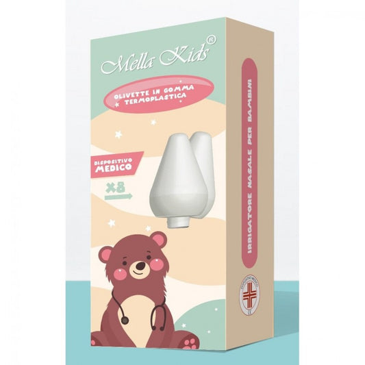 Mella Kids Olivette in gomma Termoplastica - Dispositivo Medico 8 pz