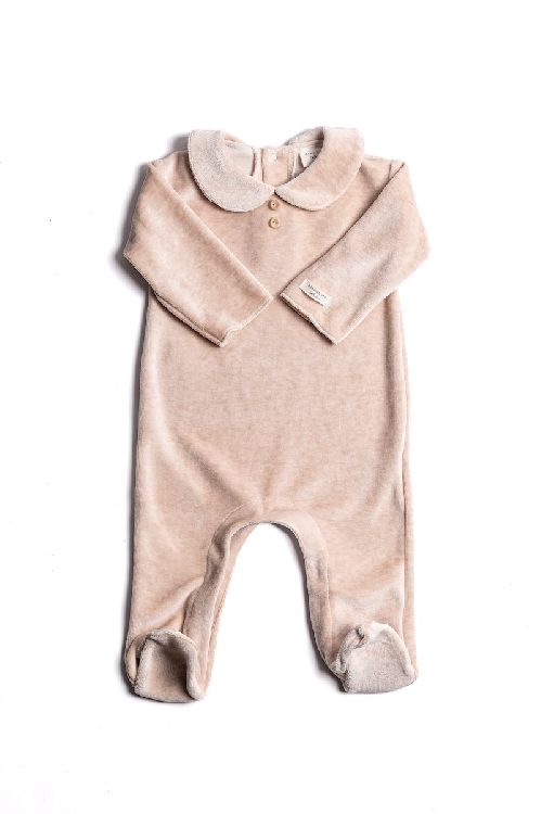 BAMBOOM Tutina bimba con colletto Vintage Pink 341 - 1 mese