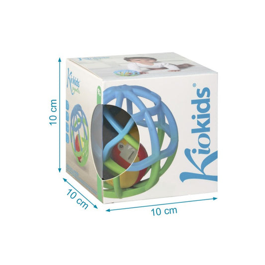Kiokids Palla Sensoriale Sonaglino Luce e suono 9m+