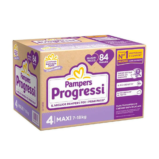 Pampers Pannolini Progressi Quadripack