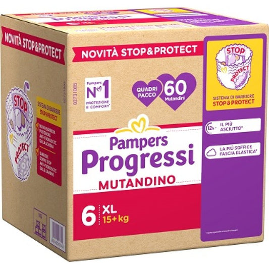 Pampers Pannolini Progressi Mutandino Quadripack