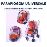 Parapioggia Universale per Carrozzina, Passeggino e Ovetto