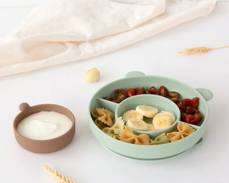 Kiokids Piatto in silicone con ventosa