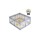 Moni Game Zone Recinto Box Playpen con accessori - 120x120 cm col. Grigio