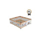 Moni Game Zone Recinto Box Playpen con accessori - 150x200 cm col. Beige
