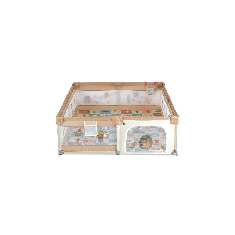 Moni Game Zone Recinto Box Playpen con accessori - 150x200 cm col. Beige