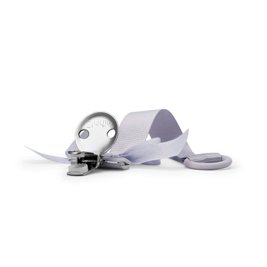 Elodie Details Catenella con Clip in Metallo per il Ciuccio - Pacifier Clip - Lavender Love - foto 2