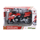 Reel Toys Motocicletta Vigili del Fuoco/ Carabinieri Scala 1:20 con Luci e suoni realistici