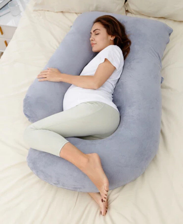 Momcozy Cuscino per gravidanza a forma di U