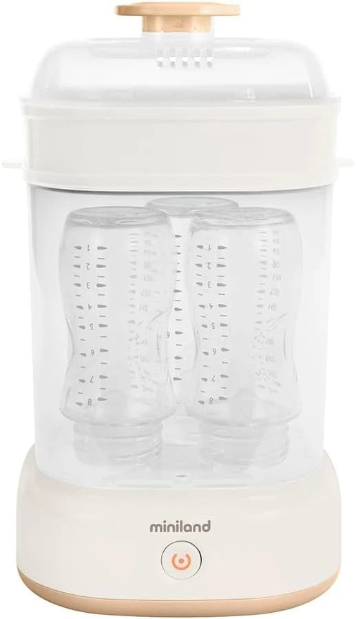 Miniland Sterilizzatore a Vapore per Biberon Ciucci e Tettarelle STEAMY
