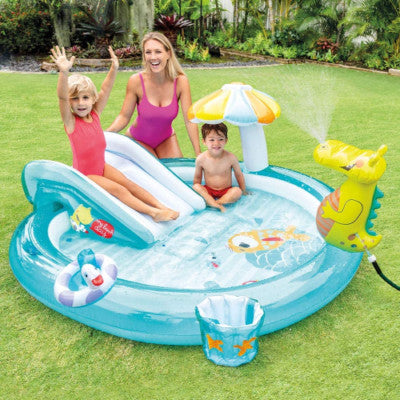 Intex - Wet Set  Piscina Playground - Misure: 2.01x1.70x84cm