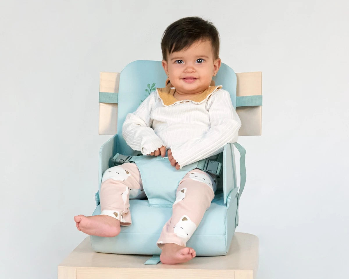 Kiokids - Seggiolone pappa , da sedia da viaggio pieghevole 6-36 mesi