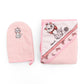 Disney Baby Cestino Minù con Accappatoio 75x75 cm e Manopola 24x14 cm in Idrospugna