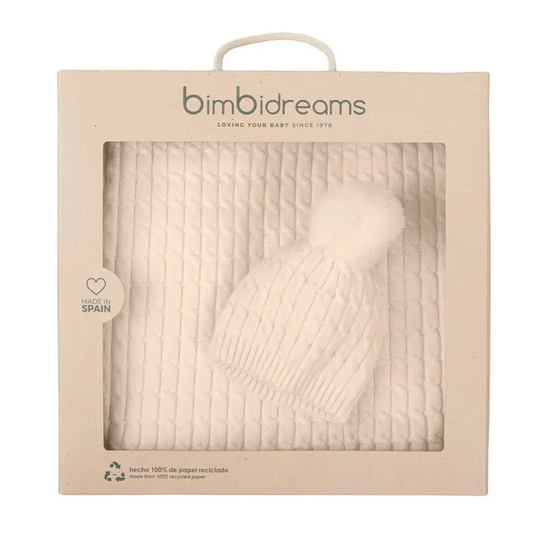 Bimbidreams Set Regalo Copertina + Cappellino 0/1 mese