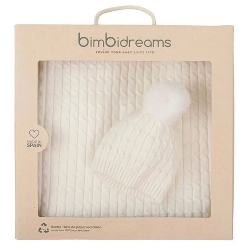 Bimbidreams Set Regalo Copertina + Cappellino 0/1 mese
