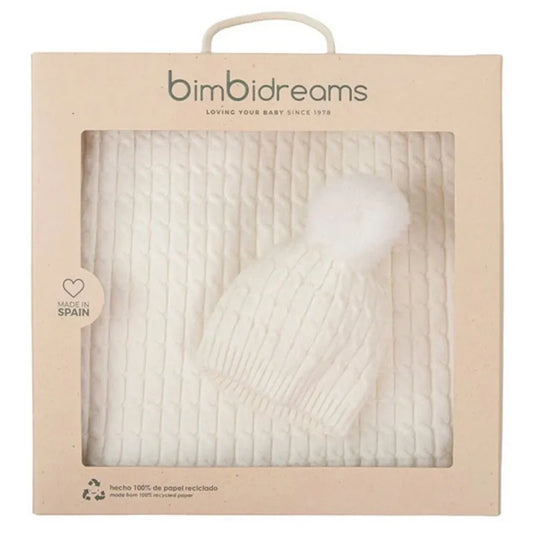 Bimbidreams Set Regalo Copertina + Cappellino 0/1 mese
