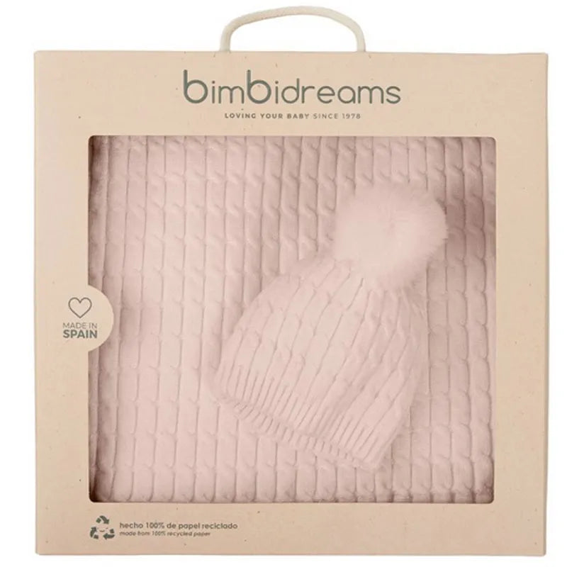 Bimbidreams Set Regalo Copertina + Cappellino 0/1 mese