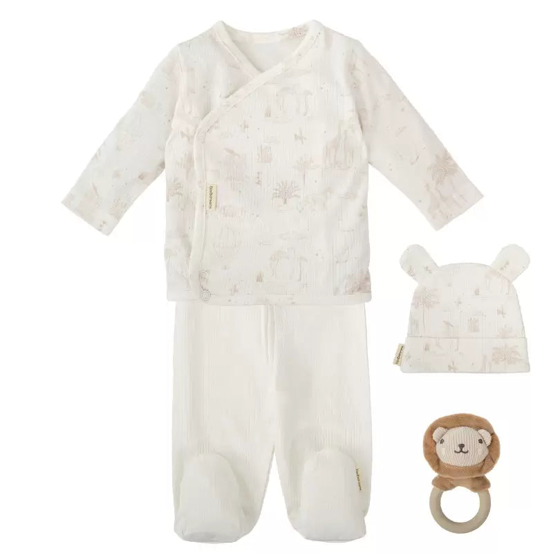 Bimbidreams Set Regalo Tutina 1-3 mesi 56 cm + Cappellino + Sonaglino