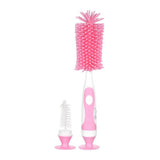 I'm Baby Scovolino Spazzola Biberon con manico antiscivolo, setole morbide e ventosa