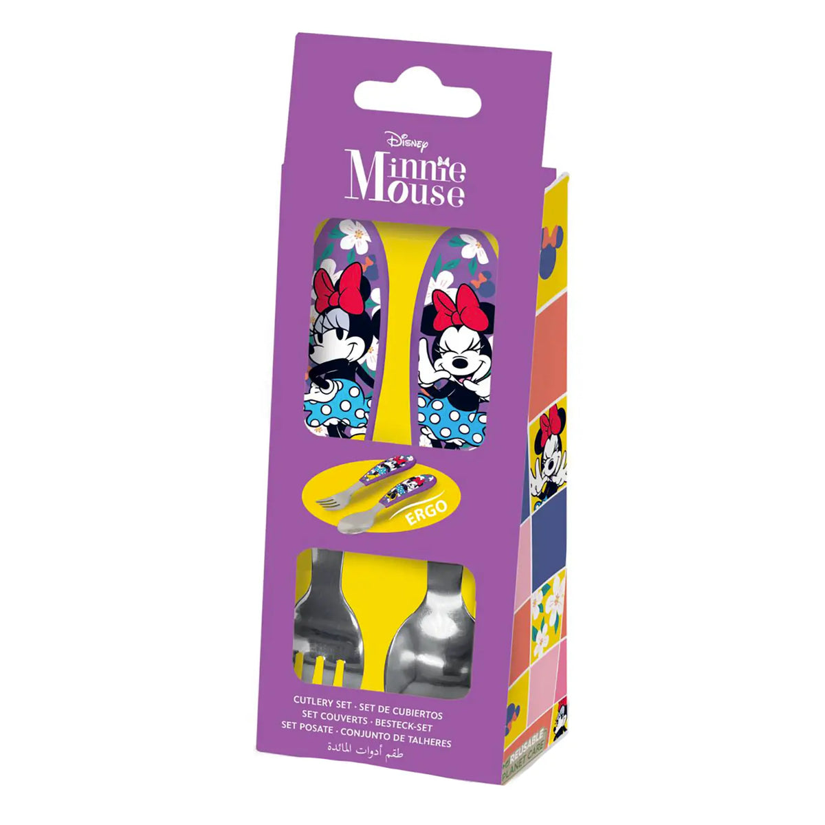 Stor Set 2 posate in acciaio Inox - vari personaggi