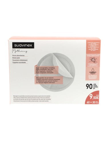 Suavinex Coppette assorbilatte 90 pz
