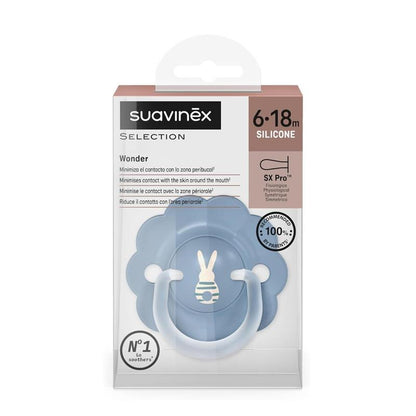 Suavinex Succhietto Wonder 6-18 mesi con Tettarella fisiologica simmetrica
