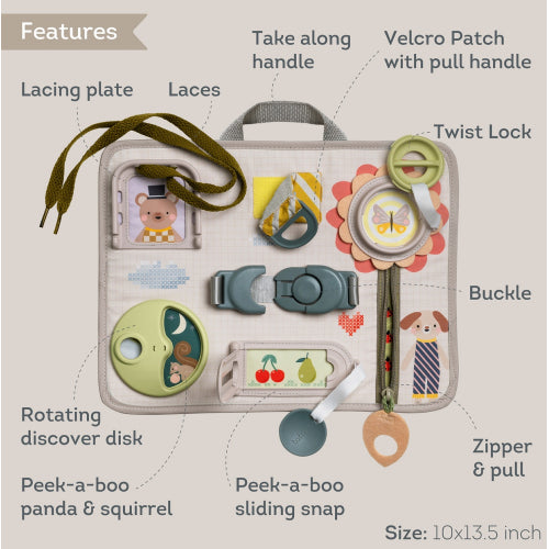 Taf Toys - Tavola Busy Board - Snap And Learn