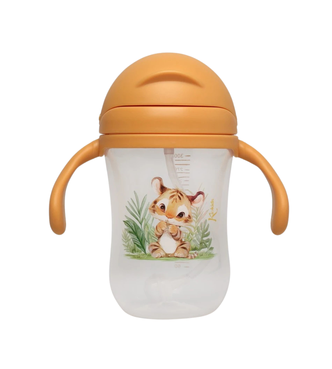 Kiokids Tazza con cannuccia 6+m 300ml