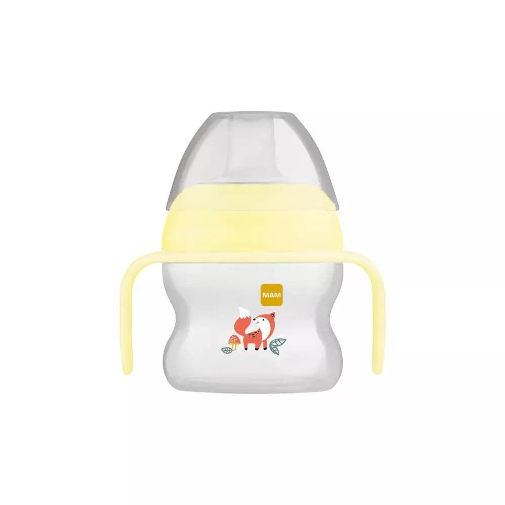 Mam Starter Cup - La prima tazza del bambino, extra leggera, Manici anti-scivolo compatibili con tutte le tazze Mam 4m+