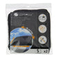Contrejour 2 Calze Tendine Parasole in Tessuto Elasticizzate 35-50 cm H 60-85 cm L